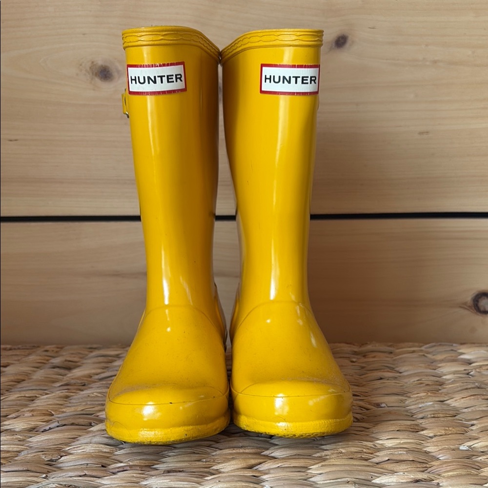 Hunter Yellow Rain Boots